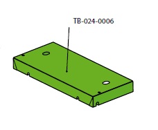 Кришка розподільчого пристрою TB24кВт - TB-024-0006-RAL6018